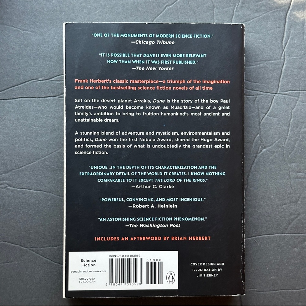 Dune by Frank Herbert (Book 1) | Science Fiction, Epic Fantasy | Paperback Book - Picture 2 of 9